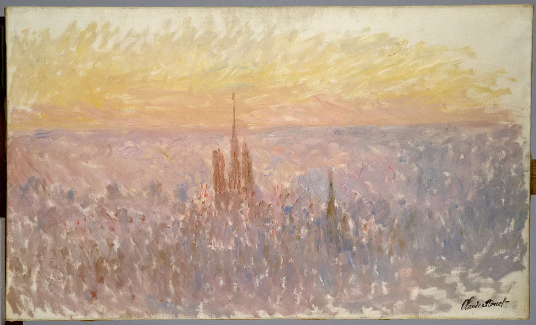 Claude Monet's Vue générale de Rouen (1892)