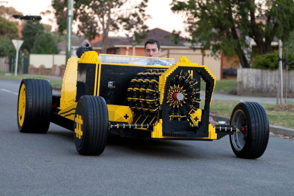 Watch This Air-Powered Lego Car Cruise Down A Street, Innovation