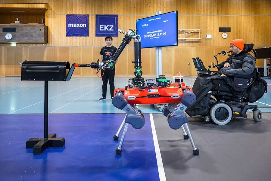 Bionic 'Pilots' Compete for the Gold at the Cybathlon