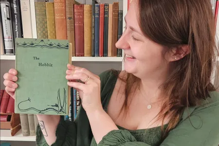 Auctioneum book specialist Caitlin Riley found the volume with other unremarkable texts on a shelf.