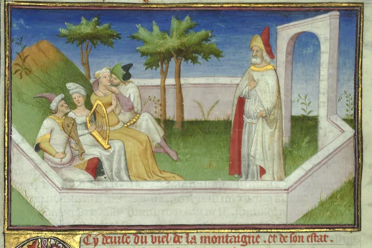 A European depiction of Hasan Sabbah and his followers