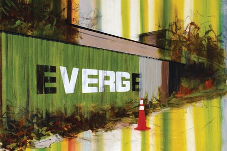 Evergreen, 2008, Acrylic and charcoal on paper
22 1/2 x 30 inches (57.15 x 76.2 cm)