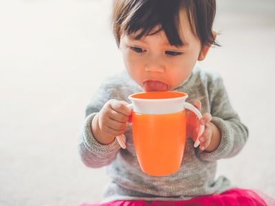 Babies may be exposed to microplastics from putting toys in their mouths or from plastic baby bottles, sippy cups, and pacifiers that might shed pieces of PET.