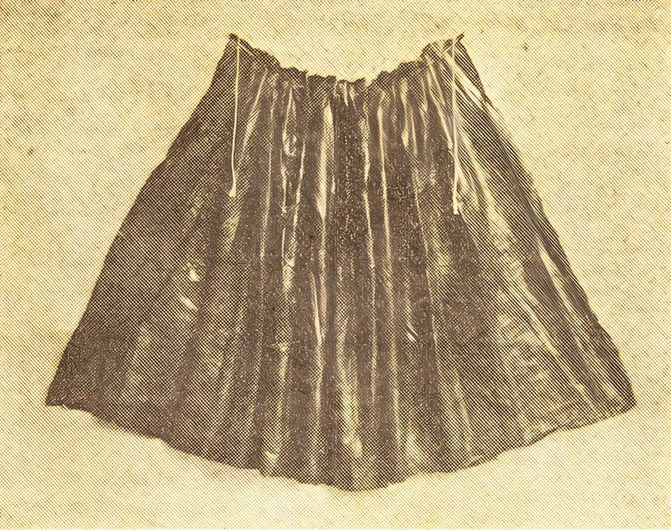 a cape on display