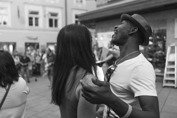 Happiness in the street thumbnail