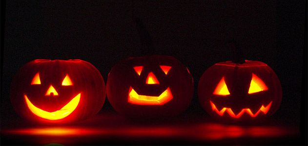 jack o'lanterns, pumpkins, Halloween