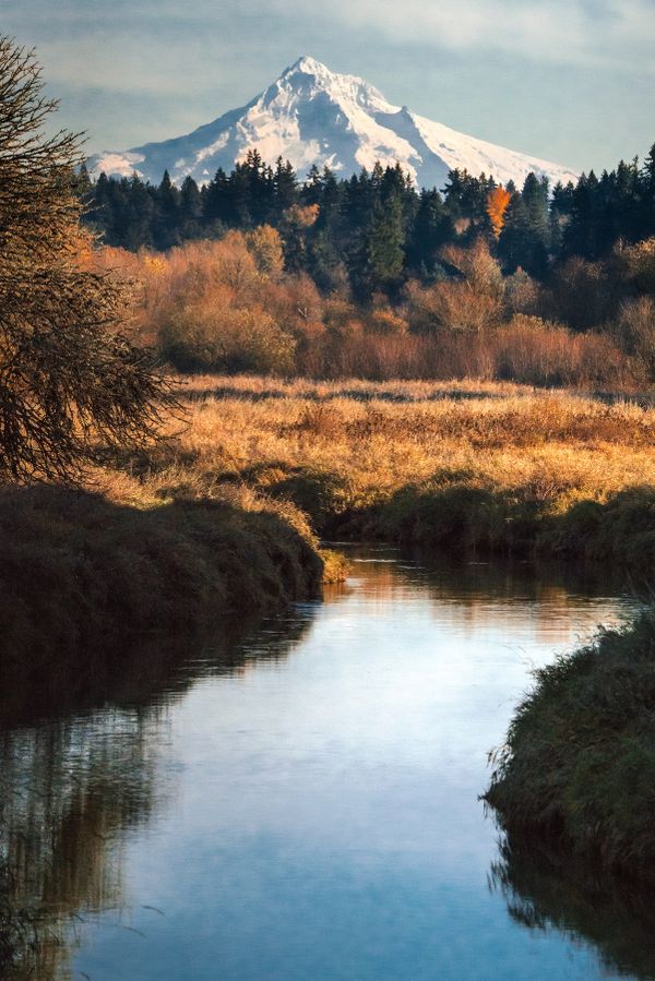 Salmon Creek and Mount Hood thumbnail