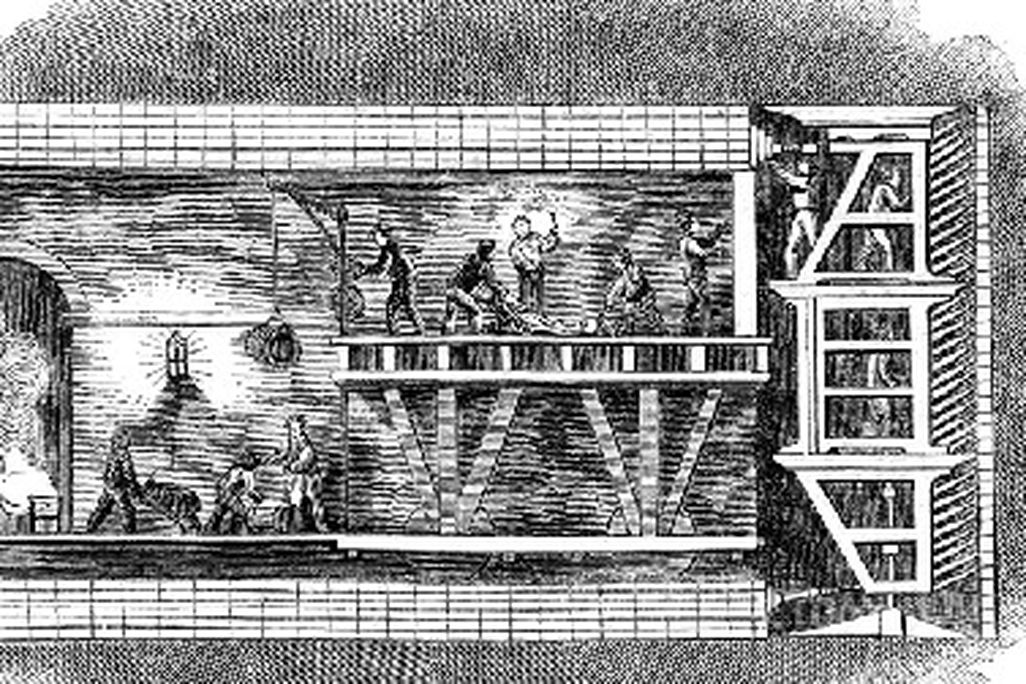 Laborers working