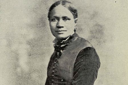Portrait of Frances E.W. Harper (detail), Frontispiece, Poems, 1900. (Smithsonian Libraries and Archives) 
 
