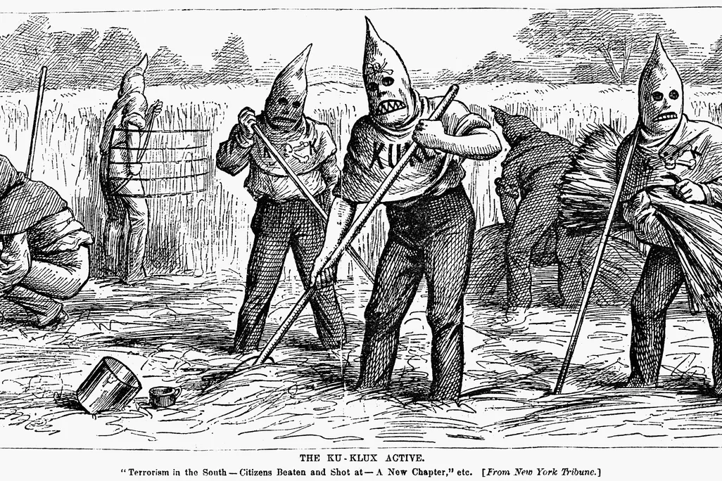 Klan newspaper cartoon