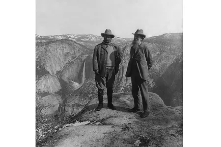 Roosevelt became known for meeting with conservation figures like John Muir, something that detractors thought was "unpresidential."