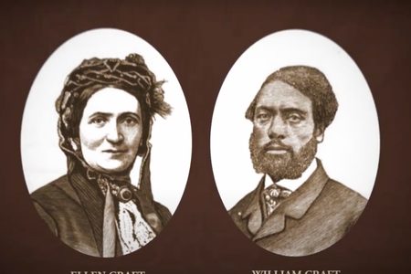 Ellen disguised herself as a sickly white man, while William played the part of her enslaved valet.