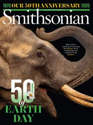Cover of Smithsonian magazine issue from April 2020