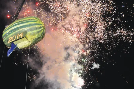 The Watermelon Drop in Vincennes, Indiana