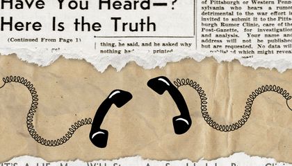 World War II 'Rumor Clinics' Helped America Battle Wild Gossip