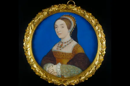 This 1540 miniature by Hans Holbein may depict the Tudor king's fourth wife, Anne of Cleves, not his fifth wife, Catherine Howard.