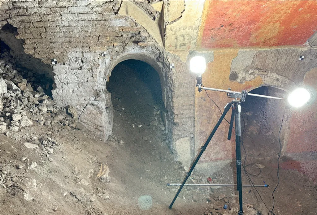 Entrances leading to different rooms in the ancient ​​​​​​​dwelling