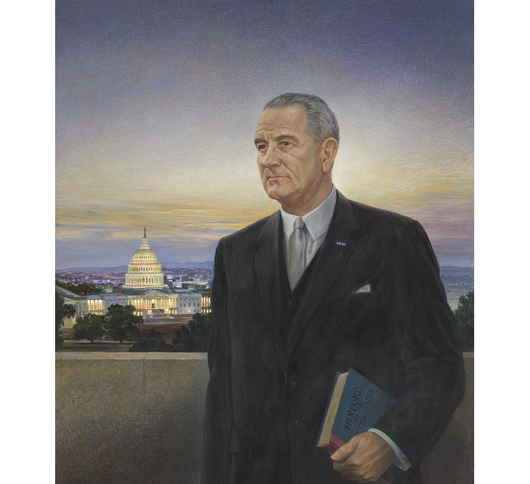 LBJ portrait