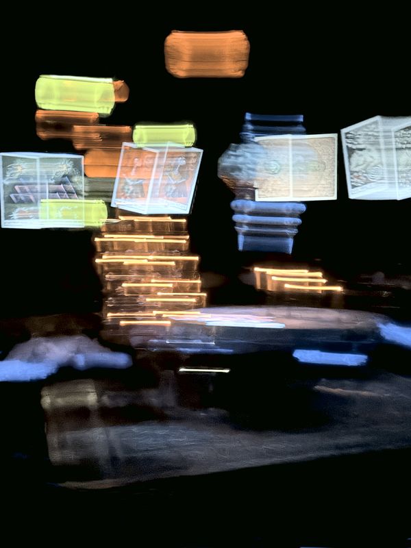 floating books and newspaper's  spinning in mid air thumbnail