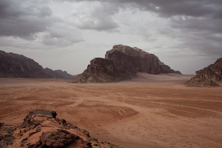 The Middle East’s austere terrain lured Lawrence: “The abstraction of the desert landscape,” he wrote 
in Seven Pillars of Wisdom, “cleansed me.”  