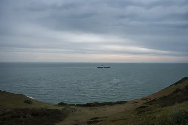 A ferry coming into port at Dover thumbnail