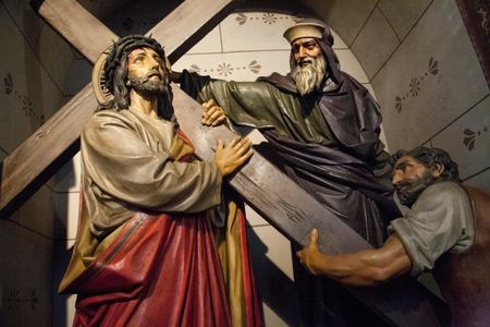 Sculptures in St. Anthony's Chapel in Pittsburgh. 