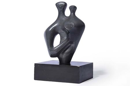 The&nbsp;lead figurine&nbsp;sat on a fireplace mantel in a farmhouse for years before experts authenticated the piece&nbsp;as a rare Henry Moore sculpture.

