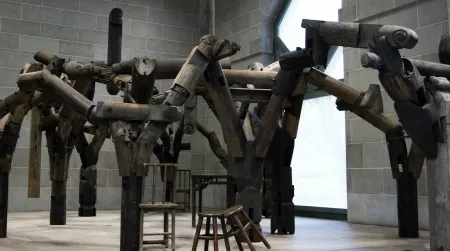 Ai WeiWei's "Fragments" is now on display at the Sackler Gallery.