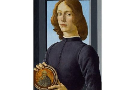 Young Man Holding a Roundel is one of just three Sandro Botticelli portraits housed in a private collection.