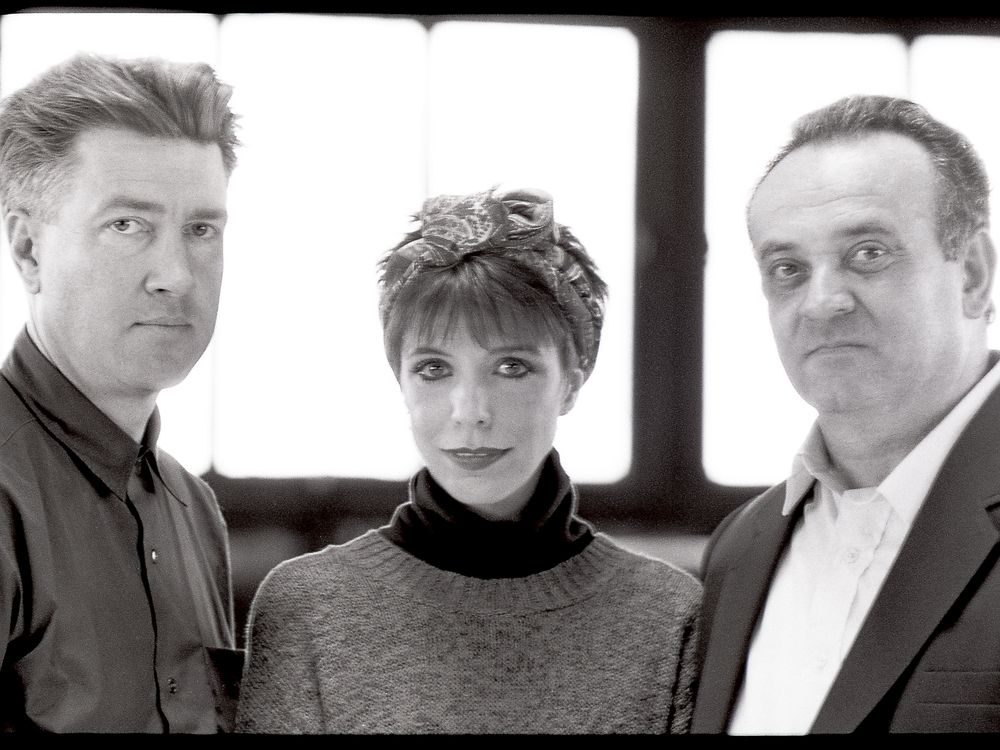 David Lynch, Angelo Badalamenti and singer Julee Cruise