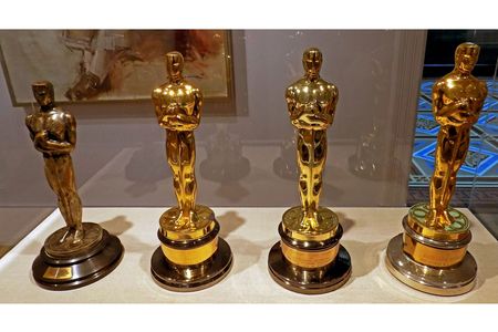 Katharine Hepburn's four Oscars for Best Actress were awarded at the Ambassador Hotel, the Santa Monica Civic Auditorium and the Dorothy Chandler Pavilion.