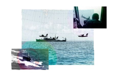 The Martin P5M Marlin flying boat entered service with the U.S. Navy in 1952. The aircraft excelled at low-level patrols, looking for Soviet submarines and other threats. Door gunners were part of the Marlin’s defense.
