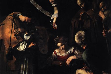 Theories on the painting's fate include destruction by fire, earthquake, and gnawing rats in an abandoned barn