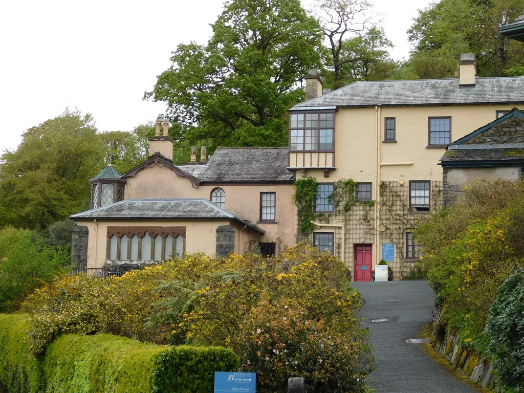 Ruskin's home Brantwood, near Coniston Water