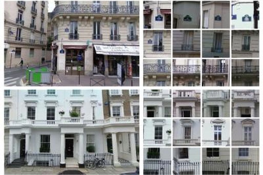Images of Paris the researchers used to tease out the city’s essence.