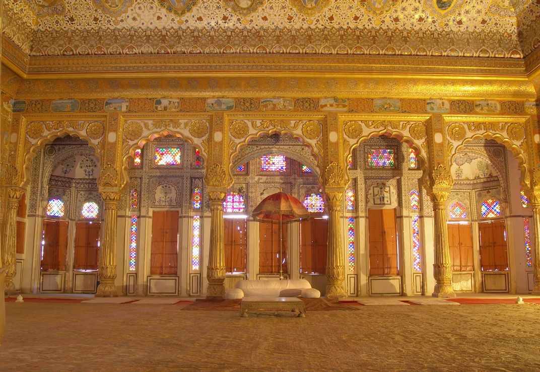 Maharaja room at Megrangarh Fort, Jodhpur