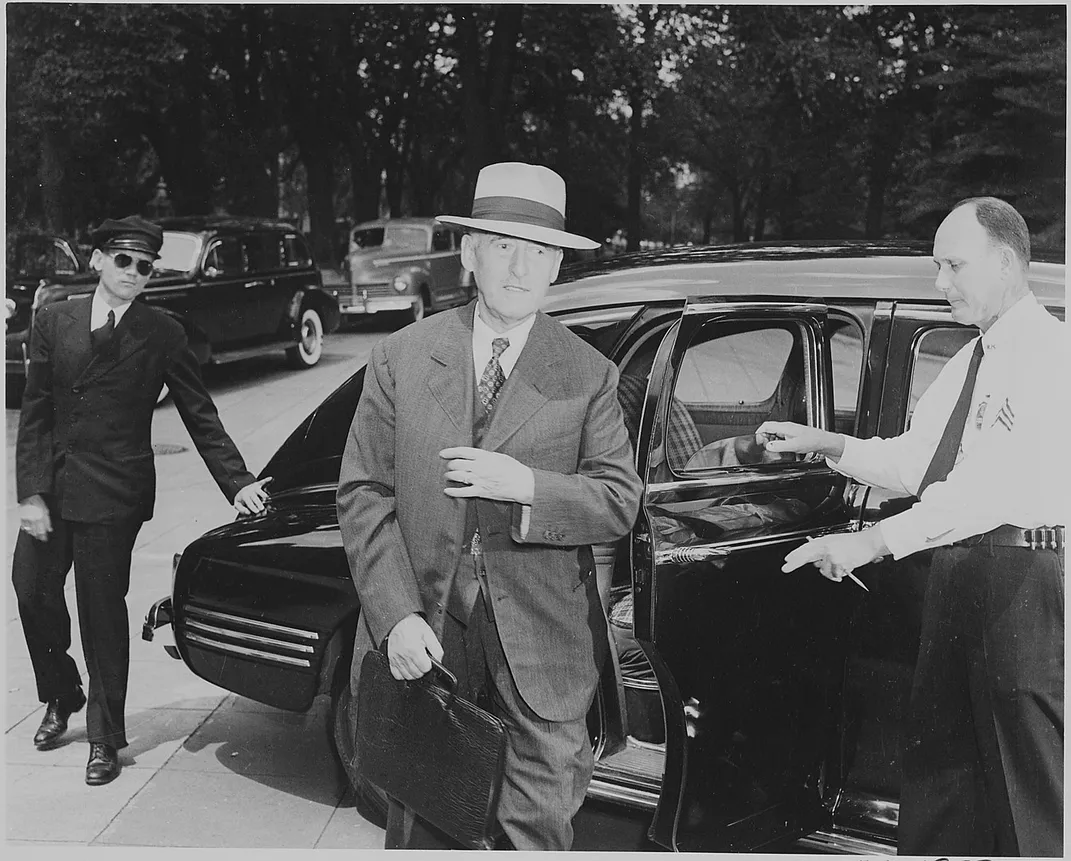 A 1945 photo of Henry L. Stimson, who served as secretary of state under Herbert Hoover
