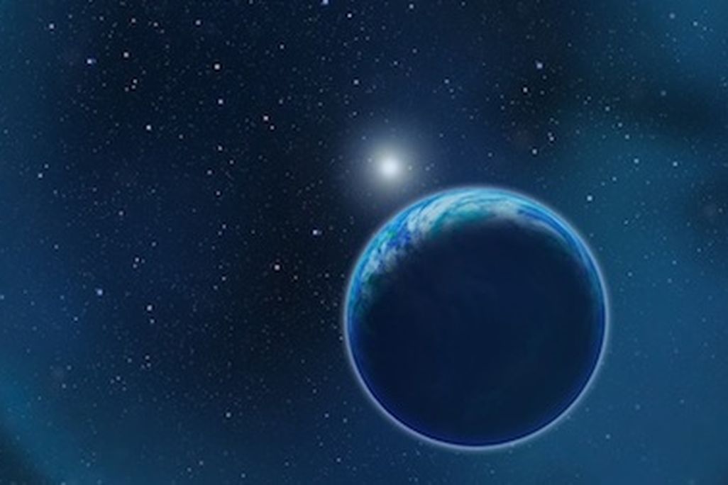A habitable planet orbits a white dwarf