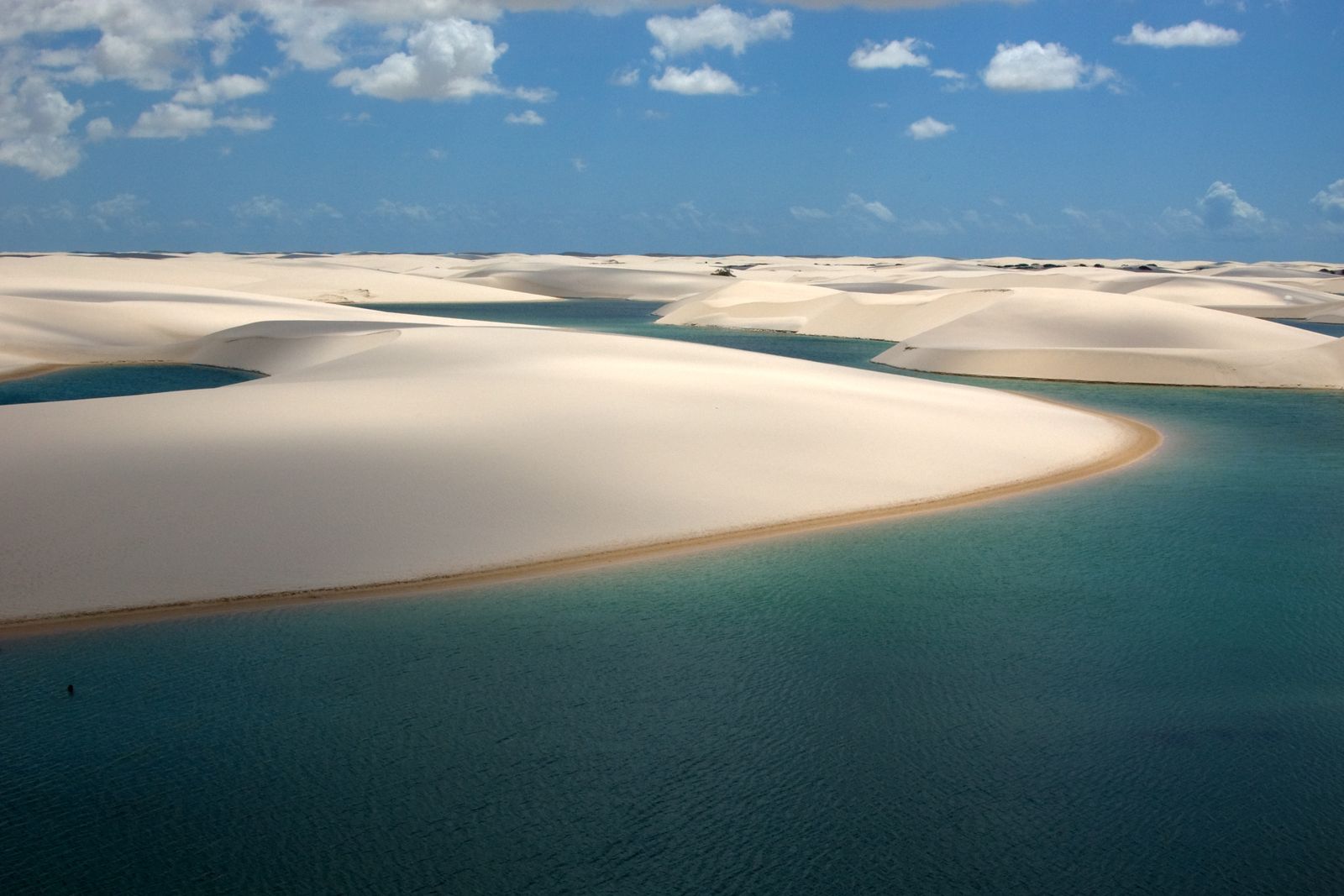 How Do Thousands Of Clear Blue Lagoons End Up In These Brazilian Sand 