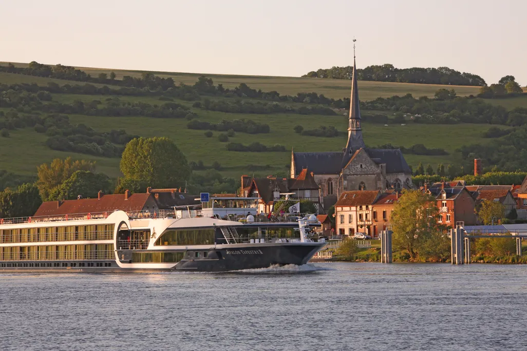 River cruise ship on the Seine
