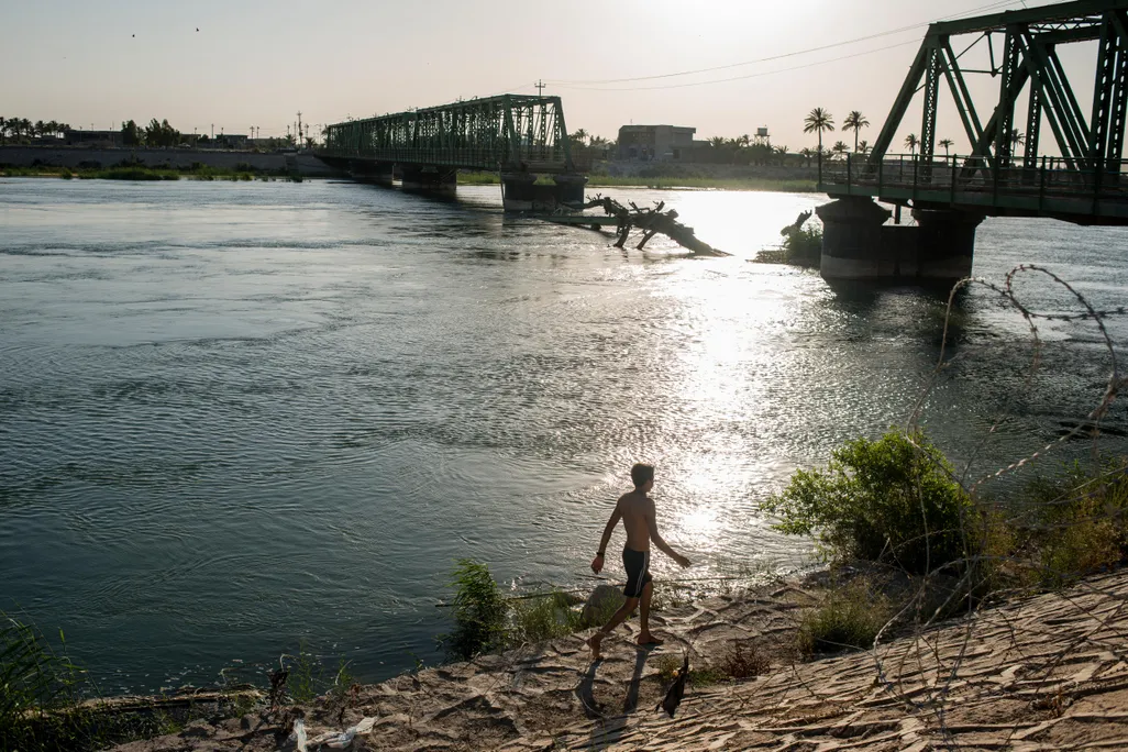 In Fallujah, ISIS blew up this bridge during its 2016 retreat.