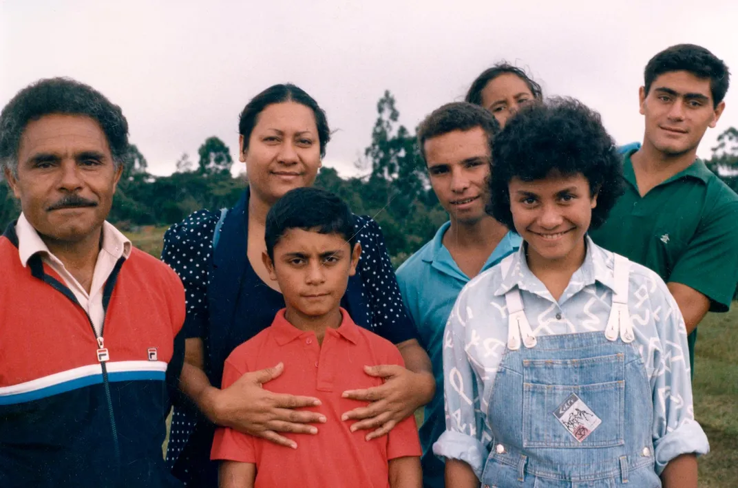 The Leahy family in Mount Hagen