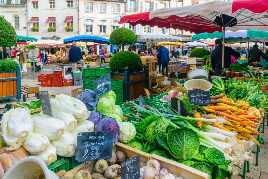 The market in Beaune
