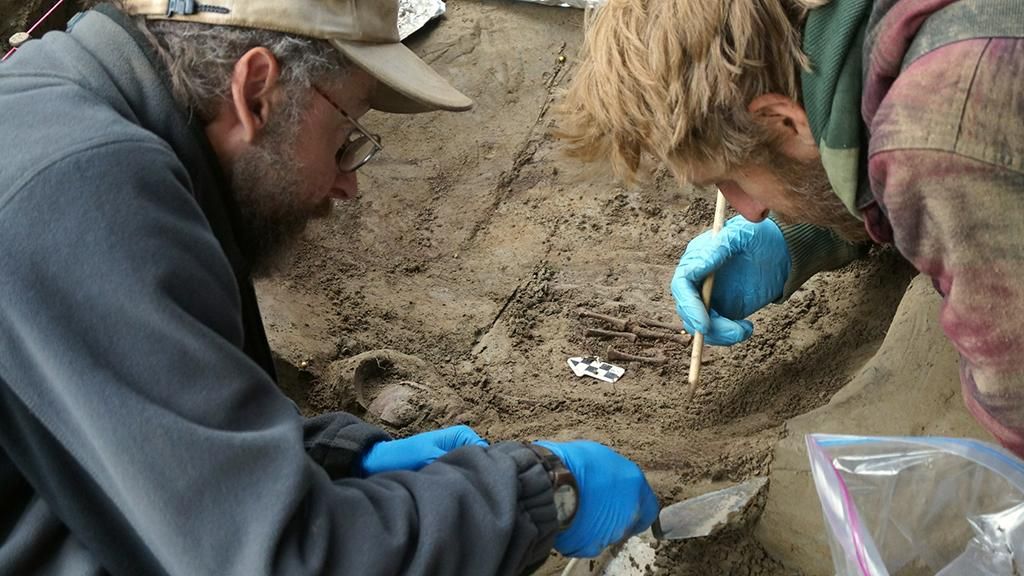 Upward Sun River Excavation
