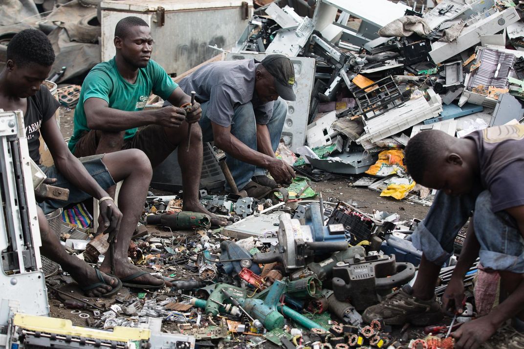 The Burning Truth Behind an E-Waste Dump in Africa