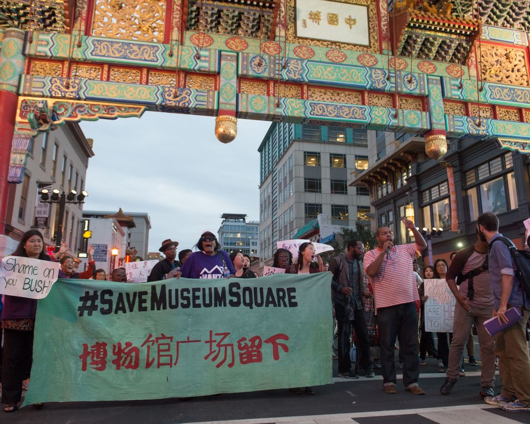 Chinatown Protest, D.C., 2015