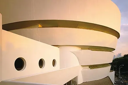 The Guggenheim was Wright's crowning achievement.  "The strange thing about the ramp—I always feel I am in a space-time continuum, because I see where I've been and where I'm going," says the director of the Frank Lloyd Wright Archives.