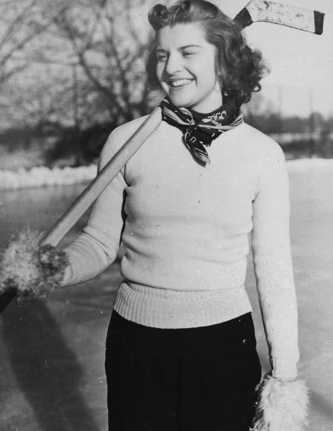 A young Betty Ford (then Betty Bloomer)