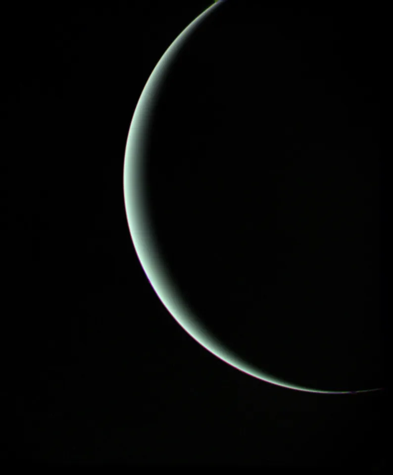 Partial View of Uranus