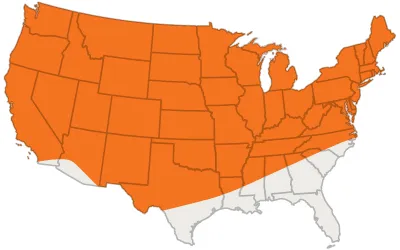 Evening Grosbeak Map